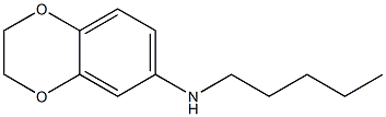 N-pentyl-2,3-dihydro-1,4-benzodioxin-6-amine Structure