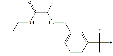 N-propyl-2-({[3-(trifluoromethyl)phenyl]methyl}amino)propanamide