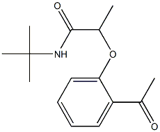 N-tert-butyl-2-(2-acetylphenoxy)propanamide