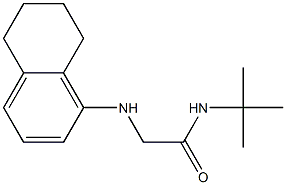 N-tert-butyl-2-(5,6,7,8-tetrahydronaphthalen-1-ylamino)acetamide|