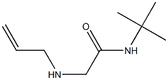 N-tert-butyl-2-(prop-2-en-1-ylamino)acetamide Struktur