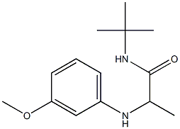 N-tert-butyl-2-[(3-methoxyphenyl)amino]propanamide