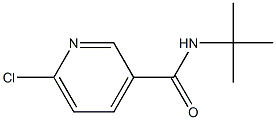 N-tert-butyl-6-chloropyridine-3-carboxamide,,结构式