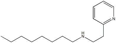 octyl[2-(pyridin-2-yl)ethyl]amine Structure