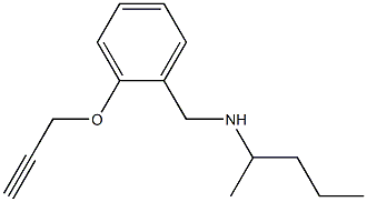 pentan-2-yl({[2-(prop-2-yn-1-yloxy)phenyl]methyl})amine|