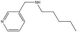 pentyl(pyridin-3-ylmethyl)amine,,结构式