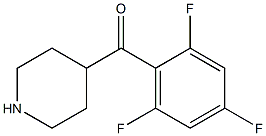 piperidin-4-yl(2,4,6-trifluorophenyl)methanone Structure