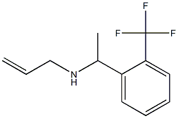 prop-2-en-1-yl({1-[2-(trifluoromethyl)phenyl]ethyl})amine 结构式