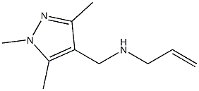 prop-2-en-1-yl[(1,3,5-trimethyl-1H-pyrazol-4-yl)methyl]amine 结构式