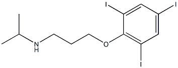  propan-2-yl[3-(2,4,6-triiodophenoxy)propyl]amine