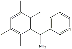 pyridin-3-yl(2,3,5,6-tetramethylphenyl)methanamine Structure