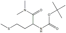 tert-butyl 1-[(dimethylamino)carbonyl]-3-(methylthio)propylcarbamate,,结构式