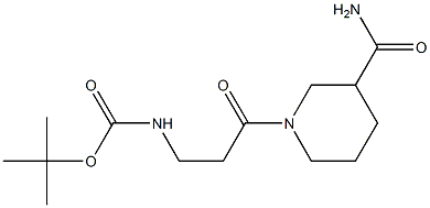 tert-butyl 3-[3-(aminocarbonyl)piperidin-1-yl]-3-oxopropylcarbamate|