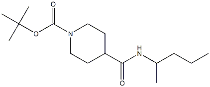 tert-butyl 4-{[(1-methylbutyl)amino]carbonyl}piperidine-1-carboxylate