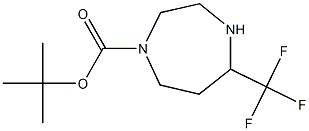tert-butyl 5-(trifluoromethyl)-1,4-diazepane-1-carboxylate Structure