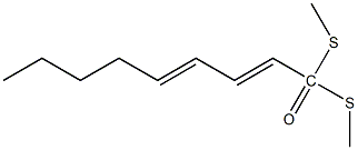 1,1-二甲硫基反、反-2,4-壬二烯醛