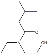 Butanamide,  N-ethyl-N-(2-hydroxyethyl)-3-methyl- 结构式