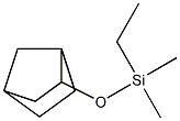 Bicyclo[2.2.1]heptane,  2-[(ethyldimethylsilyl)oxy]- Struktur