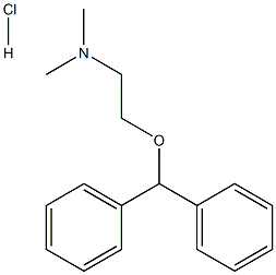 (2-Diphenylmethoxyethyl)dimethylamine hydrochloride Structure