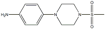 4-[4-(Methylsulfonyl)piperazin-1-yl]aniline Structure