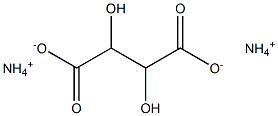 AMMONIUM TARTARATE extrapure AR Structure