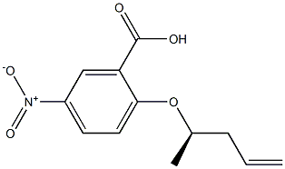  (R)-5-nitro-2-(pent-4-en-2-yloxy)benzoic acid