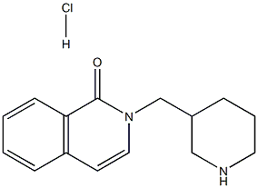 2-(piperidin-3-ylmethyl)isoquinolin-1(2H)-one hydrochloride Structure