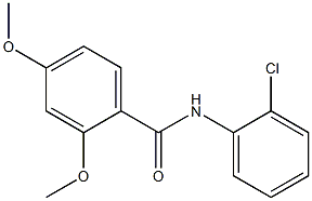 N-(2-chlorophenyl)-2,4-dimethoxybenzamide 结构式