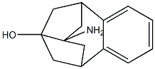 11-aminotetracyclo[8.2.1.1~8,11~.0~2,7~]tetradeca-2,4,6-trien-10-ol 结构式