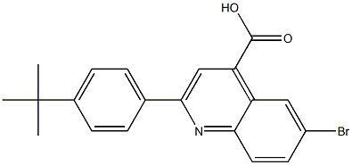 6-bromo-2-(4-tert-butylphenyl)-4-quinolinecarboxylic acid