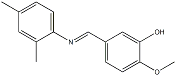 5-{[(2,4-dimethylphenyl)imino]methyl}-2-methoxyphenol