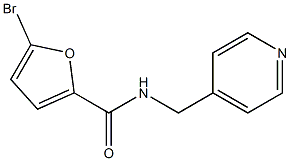 5-bromo-N-(4-pyridinylmethyl)-2-furamide Structure