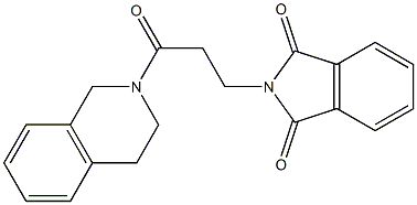 2-[3-(3,4-dihydro-2(1H)-isoquinolinyl)-3-oxopropyl]-1H-isoindole-1,3(2H)-dione|
