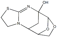 10,14-dioxa-5-thia-2,7-diazatetracyclo[6.4.1.1~9,12~.0~2,6~]tetradec-6-en-8-ol Structure