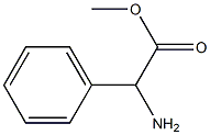 methyl amino(phenyl)acetate 化学構造式