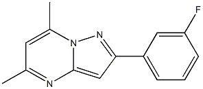 2-(3-fluorophenyl)-5,7-dimethylpyrazolo[1,5-a]pyrimidine