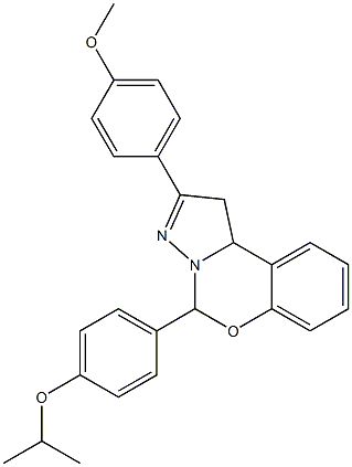  5-(4-isopropoxyphenyl)-2-(4-methoxyphenyl)-1,10b-dihydropyrazolo[1,5-c][1,3]benzoxazine