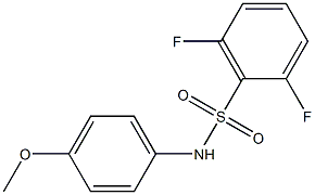 2,6-difluoro-N-(4-methoxyphenyl)benzenesulfonamide