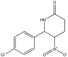 6-(4-chlorophenyl)-5-nitro-2-piperidinone