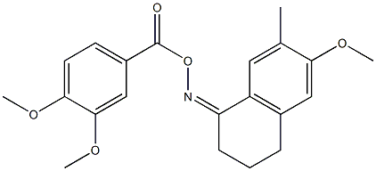 6-methoxy-7-methyl-3,4-dihydro-1(2H)-naphthalenone O-(3,4-dimethoxybenzoyl)oxime