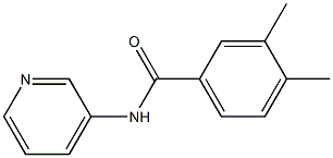 3,4-dimethyl-N-(3-pyridinyl)benzamide,,结构式