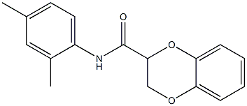 N-(2,4-dimethylphenyl)-2,3-dihydro-1,4-benzodioxine-2-carboxamide Structure