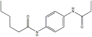 N-[4-(propionylamino)phenyl]hexanamide