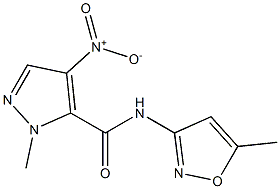 4-nitro-1-methyl-N-(5-methyl-3-isoxazolyl)-1H-pyrazole-5-carboxamide