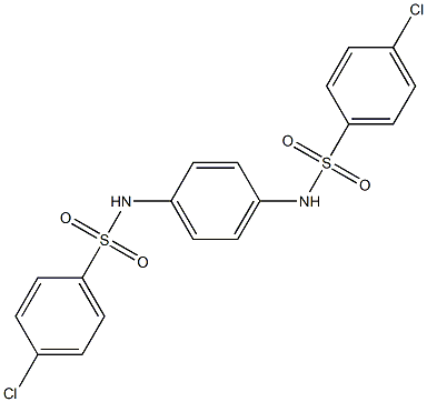 4-chloro-N-(4-{[(4-chlorophenyl)sulfonyl]amino}phenyl)benzenesulfonamide