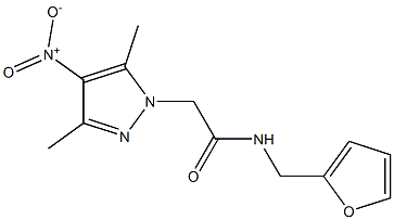 N-(2-furylmethyl)-2-{4-nitro-3,5-dimethyl-1H-pyrazol-1-yl}acetamide