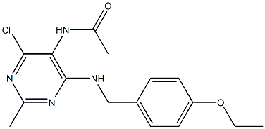  N-{4-chloro-6-[(4-ethoxybenzyl)amino]-2-methylpyrimidin-5-yl}acetamide