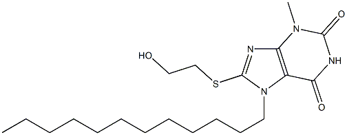 7-dodecyl-8-[(2-hydroxyethyl)sulfanyl]-3-methyl-3,7-dihydro-1H-purine-2,6-dione