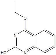 4-ethoxy-2-quinazolinol Structure