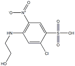 2-chloro-4-[(2-hydroxyethyl)amino]-5-nitrobenzenesulfonic acid
